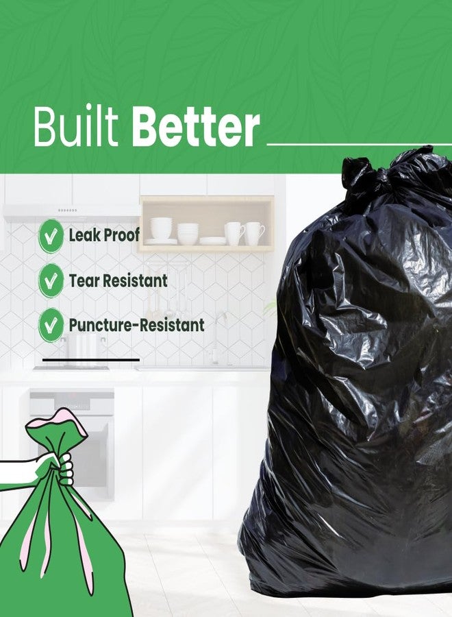 NEXIS || Garbage Bags Black || Extra Large XL || Heavy Duty Dustbin Bags || Leak Proof & Tear Resistant || 30 X 37 Inches || 15 Pcs x Pack of 3 || 45 Pcs || Home, Kitchen & Office Use - Image 2